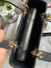 Load image into Gallery viewer, Dior Lady Dior Black Lambskin GHW Size Small with Black Leather Detachable Strap
