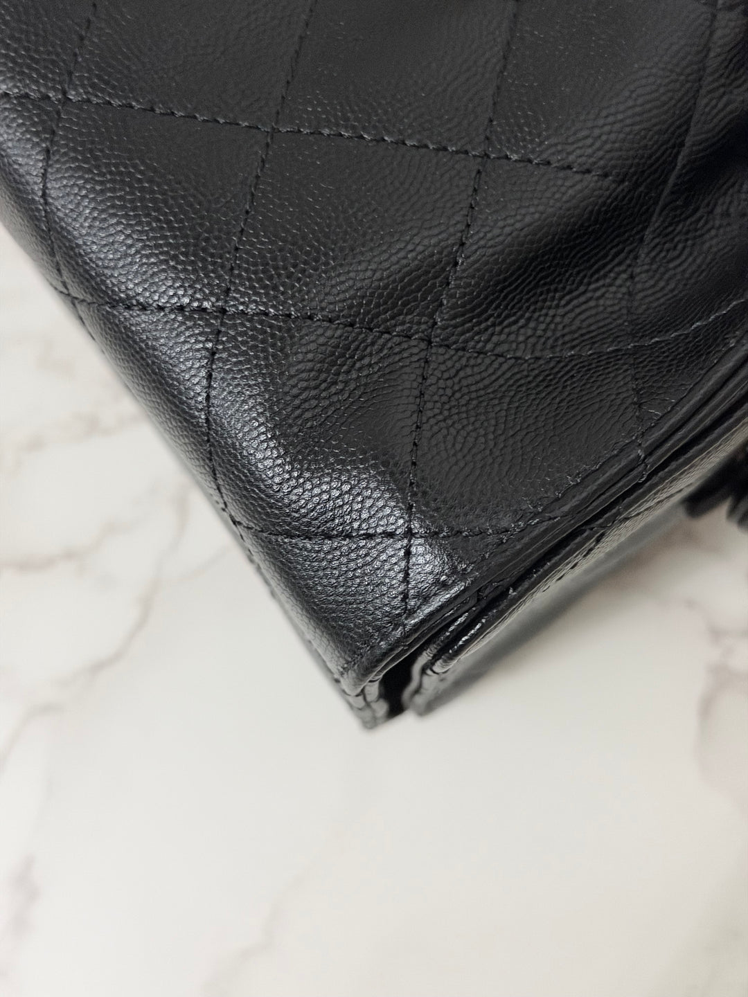 CHANEL 26C 2025/2026 Black Caviar Aged GHW 25 Hobo Bag size Small