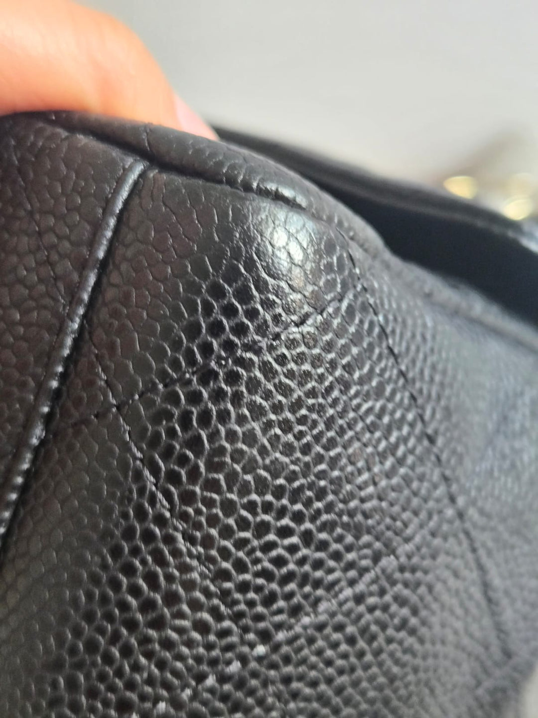 Chanel series 13 2010 Black Caviar Maxi Single Flap Bag with GHW