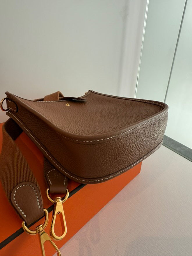 Hermes Mini Evelyn PM Gold with GHW