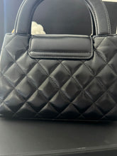Load image into Gallery viewer, Chanel Kelly Black Calf skin aged GHW Small Shopping Tote
