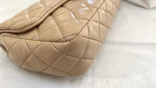 Load image into Gallery viewer, CHANEL Beige Lambskin Valentine East West Flap Bag series 13 with Charms
