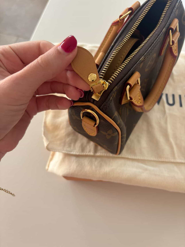 LOUIS VUITTON Nano Speedy Monogram Canvas