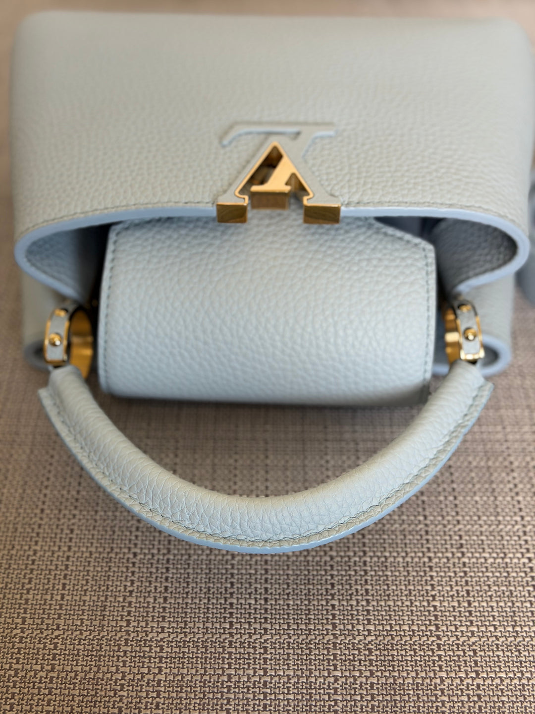 LOUIS VUITTON LV Capucines BB Light Blue 2025