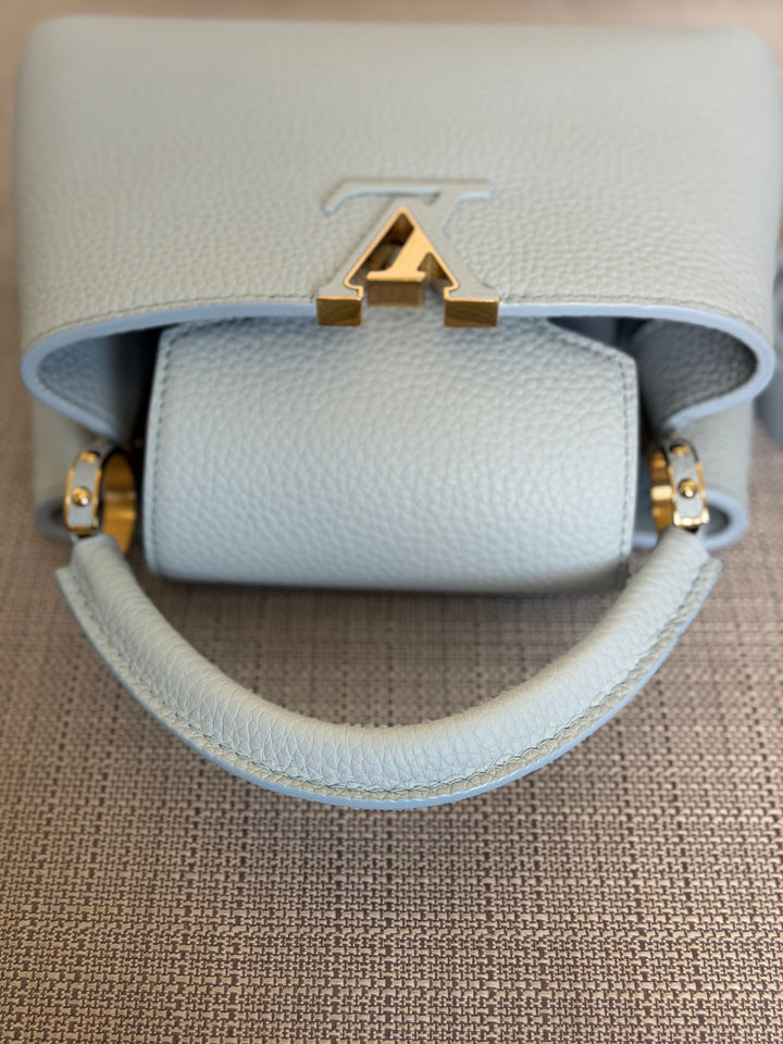 LOUIS VUITTON LV Capucines BB Light Blue 2025