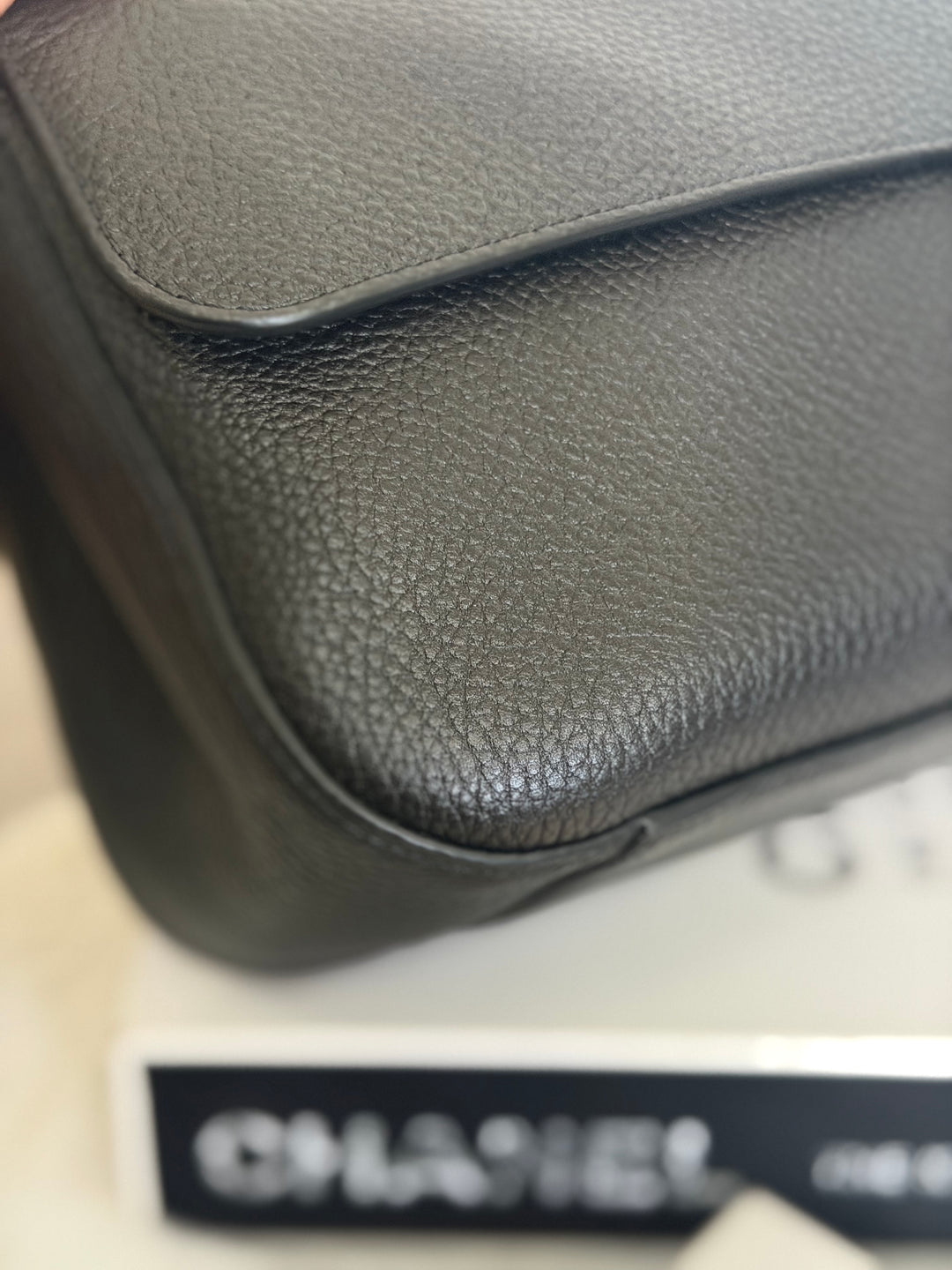 WA/Email to purchase only- CHANEL Matthieu Blazy Maxi 32 cms Flap Bag in Black Caviar SHW 2026