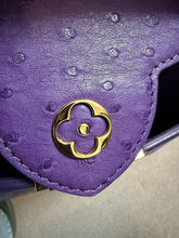 Load image into Gallery viewer, LOUIS VUITTON LV Mini Capucines LGHW Amethyst Ostrich Leather with detachable strap

