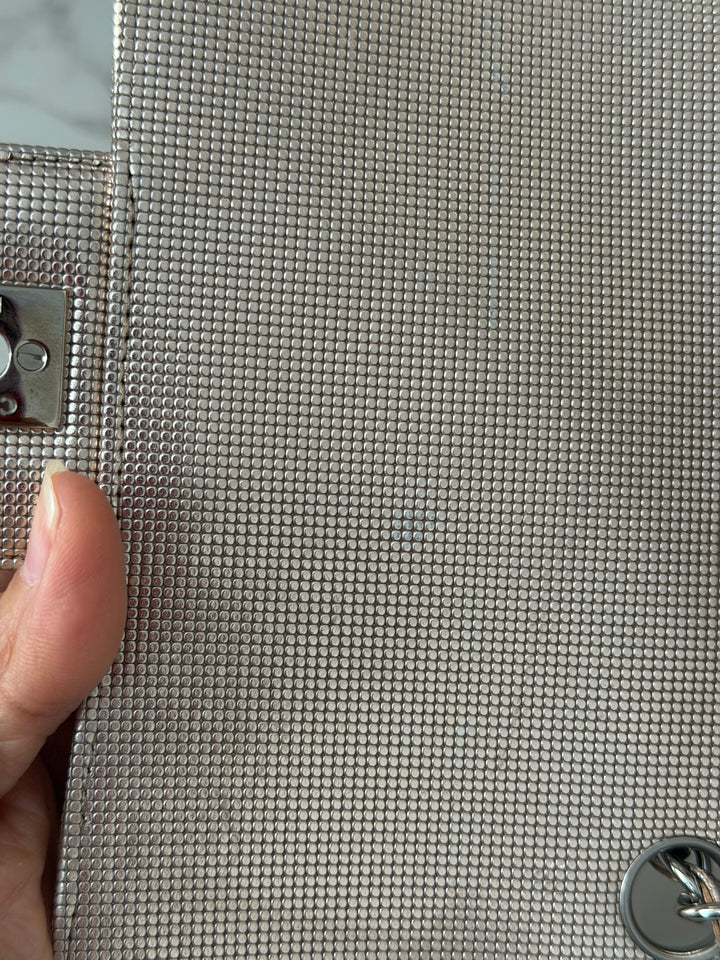 CHANEL series 21 16C 2016 Pixel Pinky Gold Calf Skin SHW Mini Rectangular Flap Bag