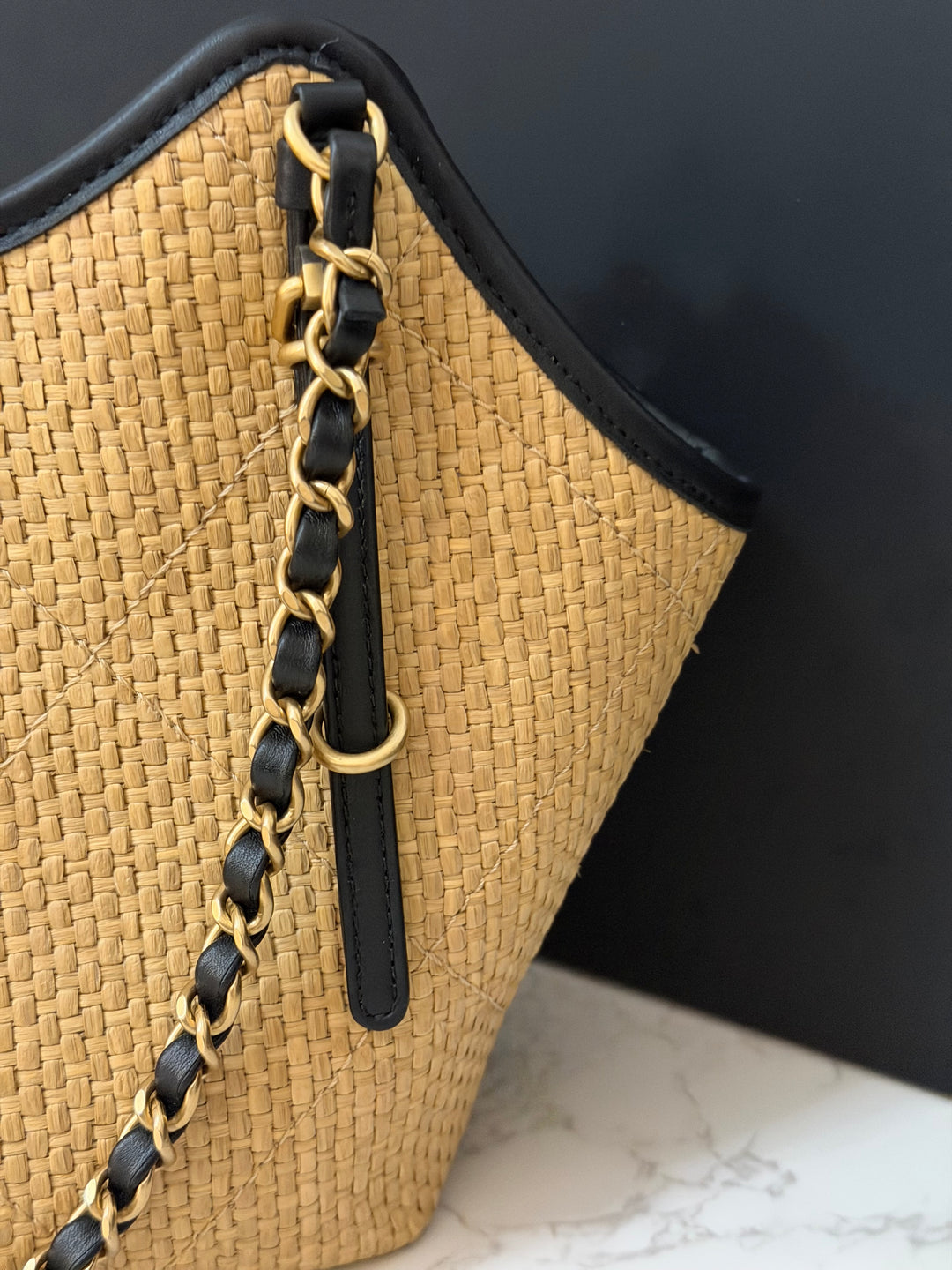 CHANEL 25K Raffia Small Tote Bag 2025