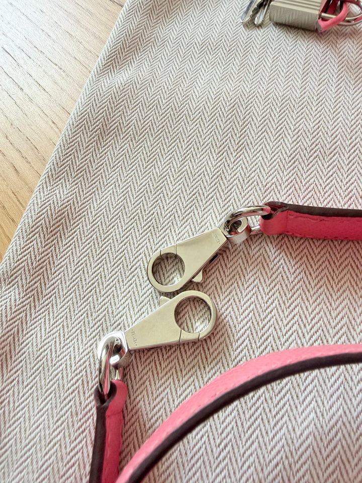 Hermes Kelly 28 in Rose Azalee Pink Epsom Leather PHW Stamp C 2018