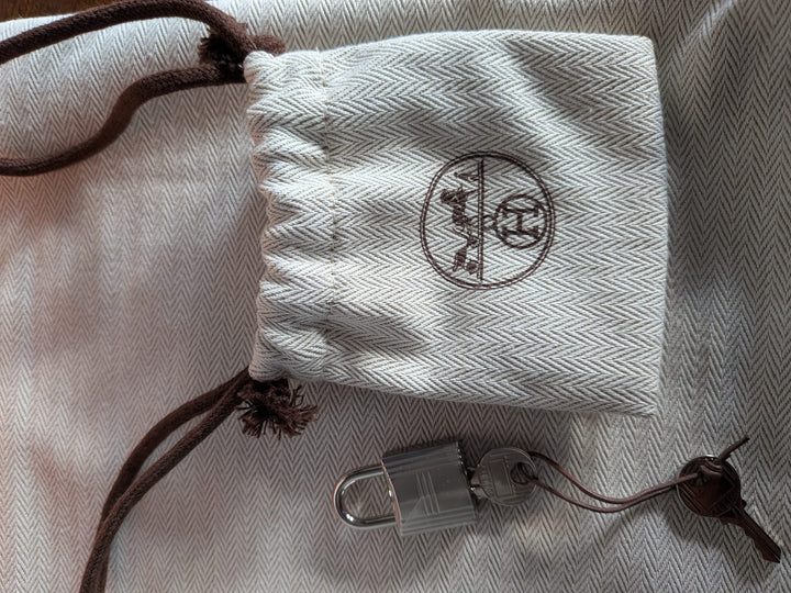 HERMÈS Picotin 18 Bleu Pale Clemence leather PHW Stamp U 2022/2023