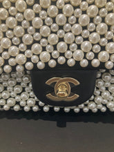 Load image into Gallery viewer, Chanel 19S collection Pearl Mini Rectangular Flap Bag Champagne GHW series 27
