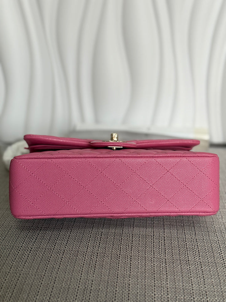 CHANEL series 31 21P Collection Pink Caviar LGHW Small Timeless Classic Double Flap Bag