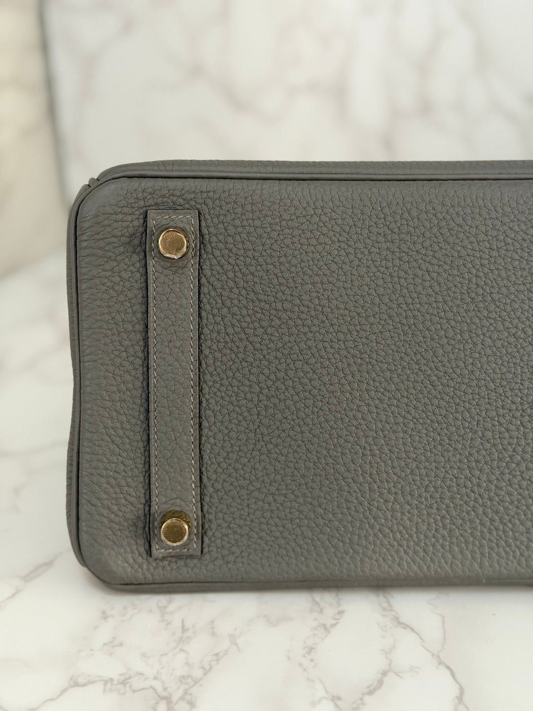 Hermes Birkin 30 Gris Meyer Togo Leather GHW Stamp U 2022