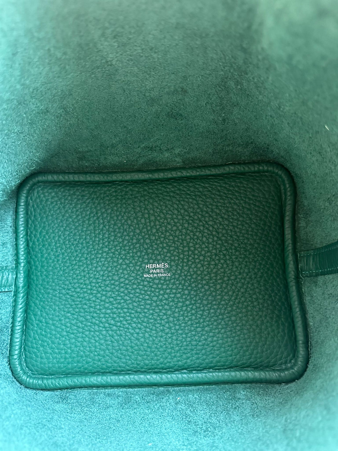 Hermes Picotin Lock 18 Vert Moyen PHW stamp K 2025