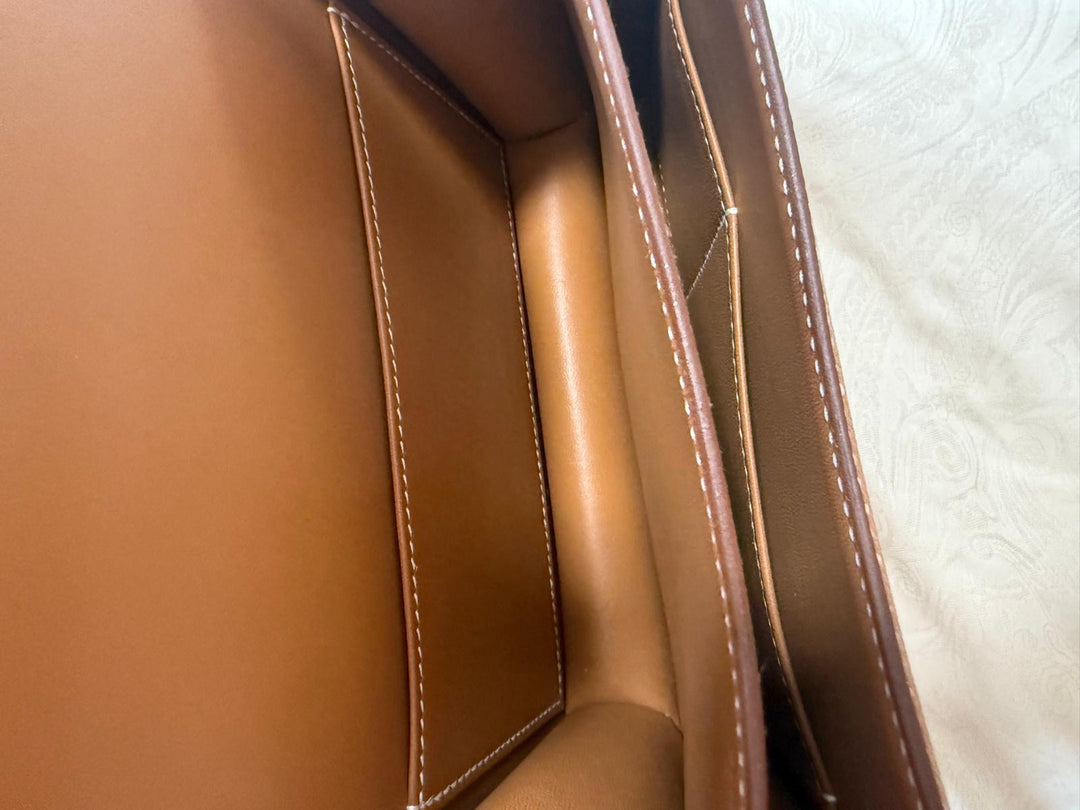 HERMES Constance 18 Gold Epsom Leather GHW Flap bag Stamp B 2023