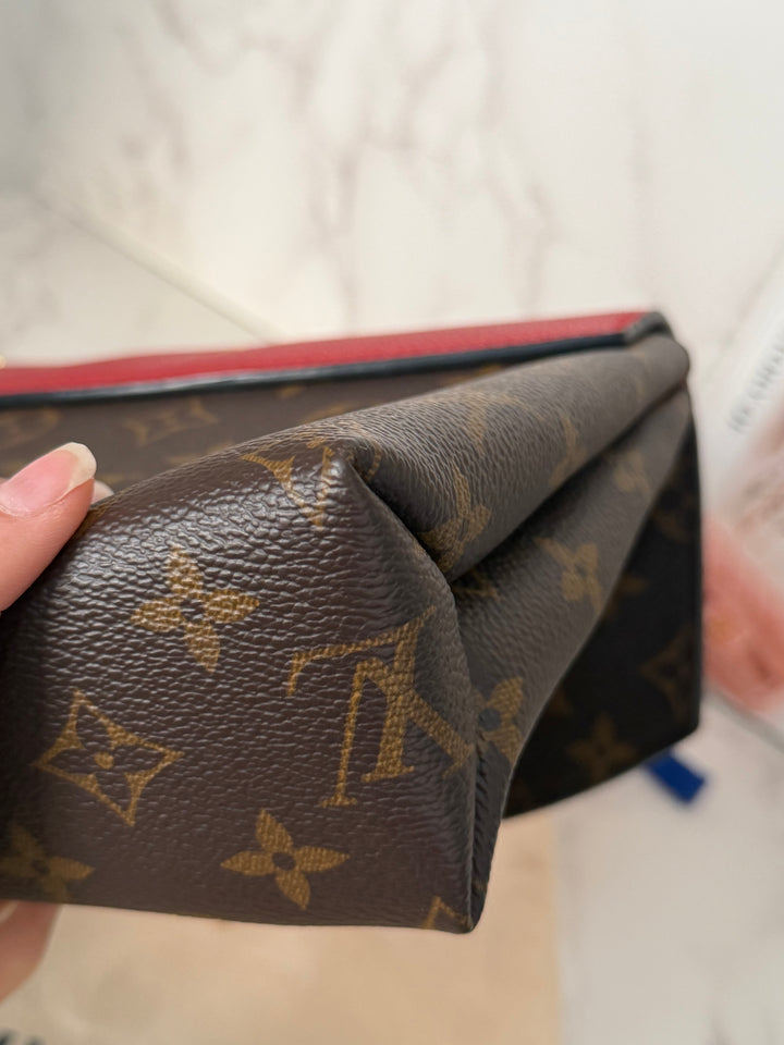 LOUIS VUITTON LV Saint St Placide In Monogram Canvas/Cherry Red