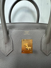 Load image into Gallery viewer, Hermes Birkin 30 Gris Meyer Togo Leather GHW Stamp U 2022
