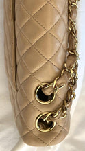 Load image into Gallery viewer, CHANEL Beige Lambskin Valentine East West Flap Bag series 13 with Charms
