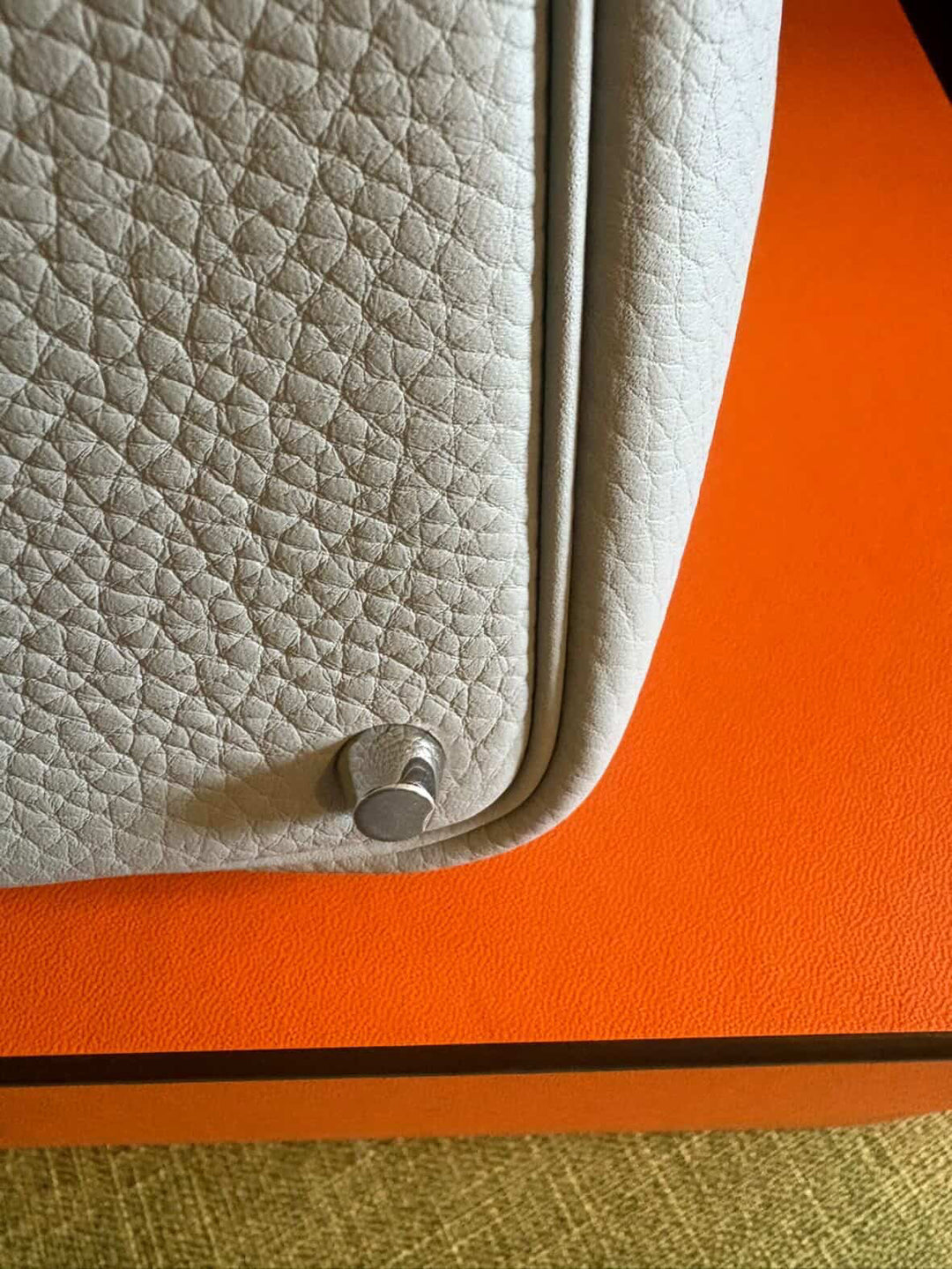 Hermès Picotin 18 in Blue Glacier with palladium hardware