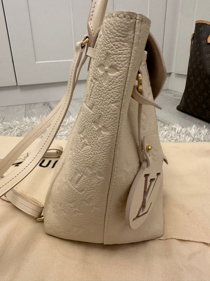 LOUIS VUITTON LV Monogram Emprinte Leather Montsouris Backpack PM M45410