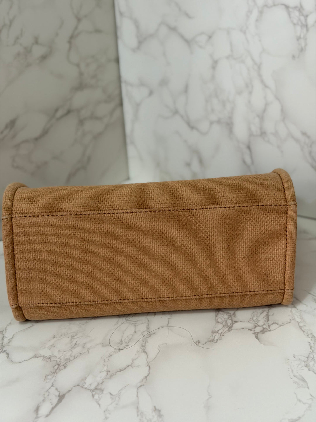 CHANEL 24P collection 2024 Beige Tweed Deauville Tote size Small with top handle LGHW and pouch