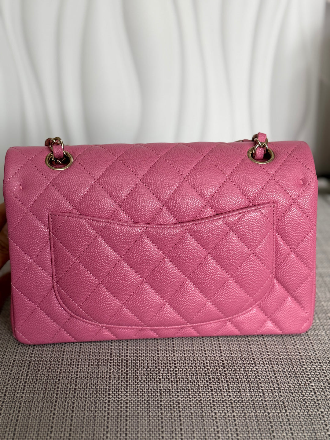 CHANEL series 31 21P Collection Pink Caviar LGHW Small Timeless Classic Double Flap Bag