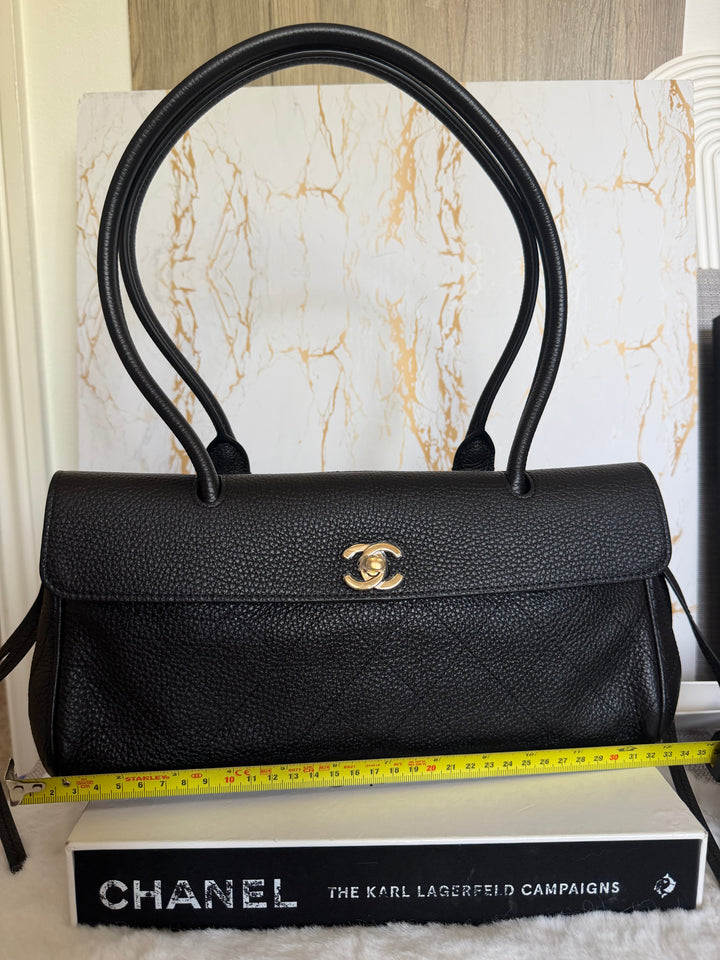 CHANEL 26S Black Caviar GHW East West Hobo Bag Matthieu Blazy SOLD OUT 2026