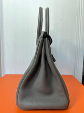 Load image into Gallery viewer, Hermes Birkin 30 Gris Meyer Togo Leather GHW Stamp U 2022
