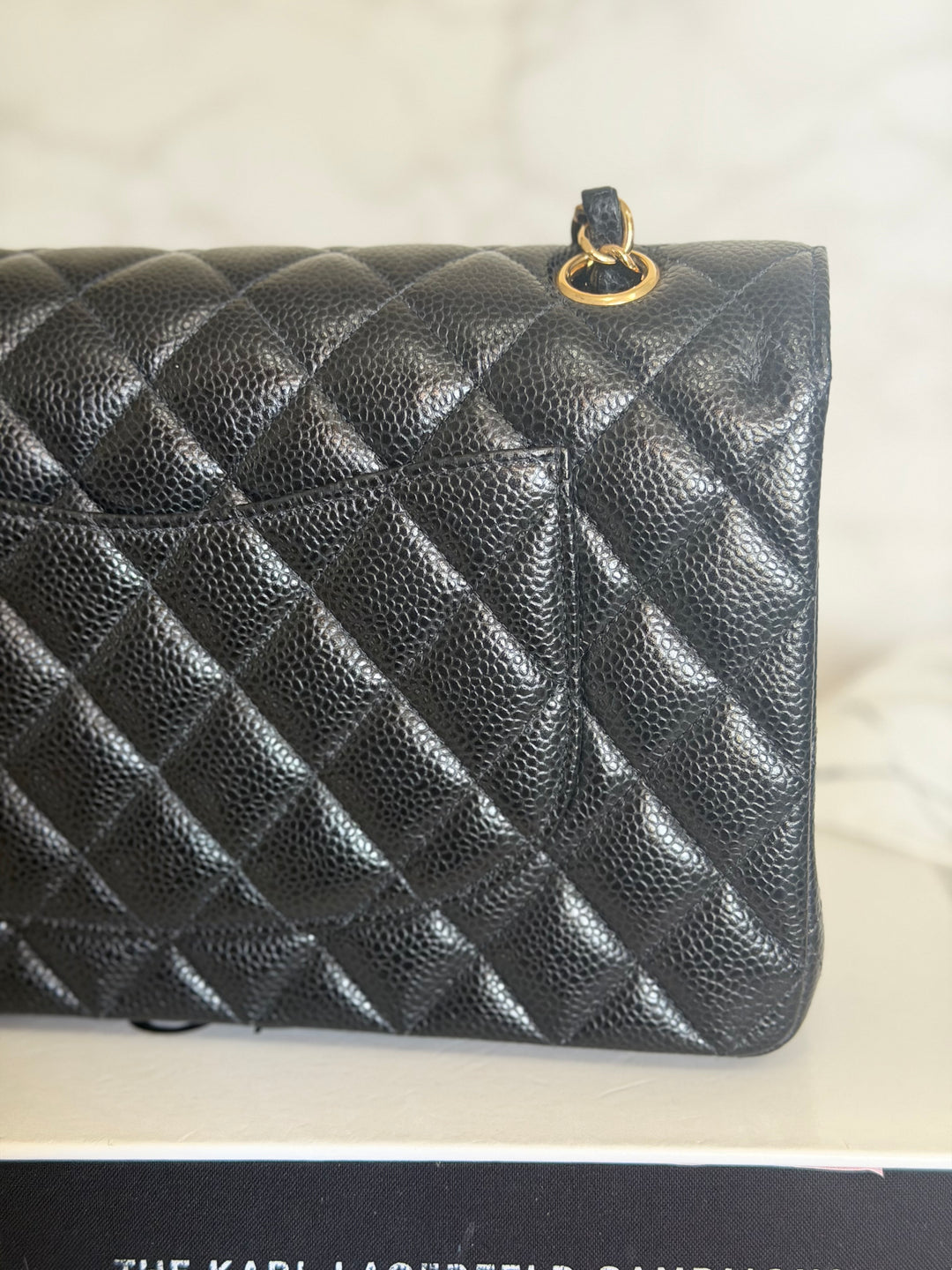 CHANEL series 29 Black Caviar GHW Medium ML Timeless Classic Double Flap Bag 2020