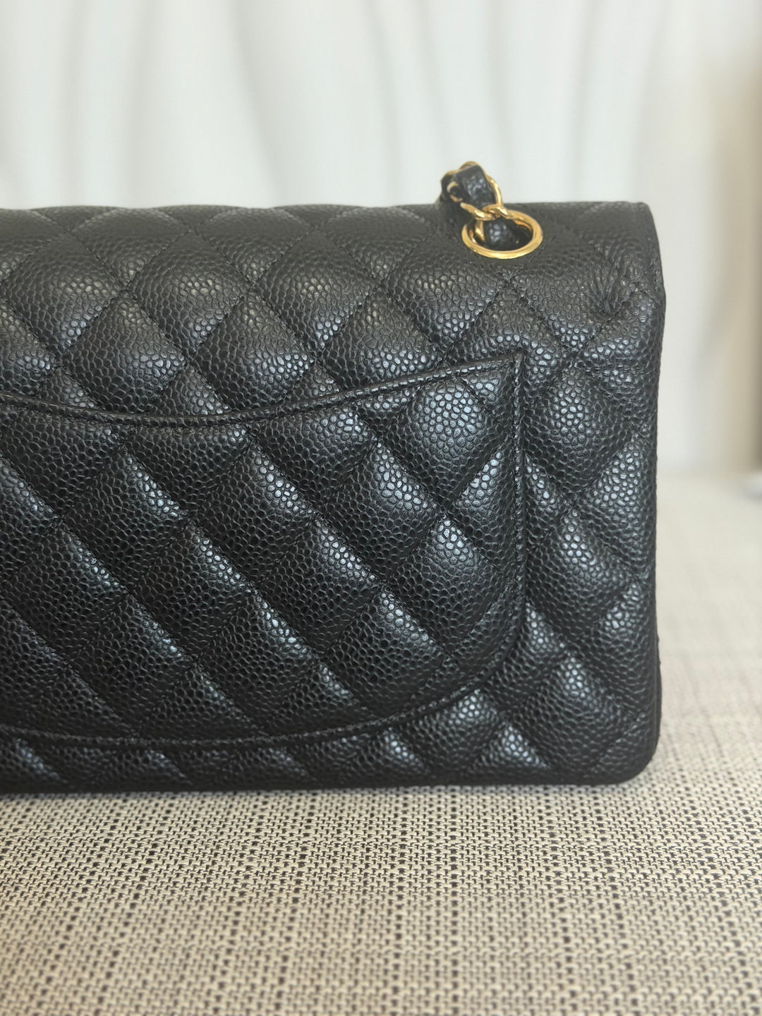 CHANEL Black Caviar GHW SMALL Timeless Classic Double Flap Bag 2022