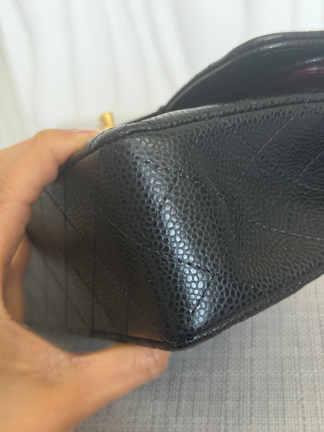 CHANEL Black Caviar GHW SMALL Timeless Classic Double Flap Bag 2022