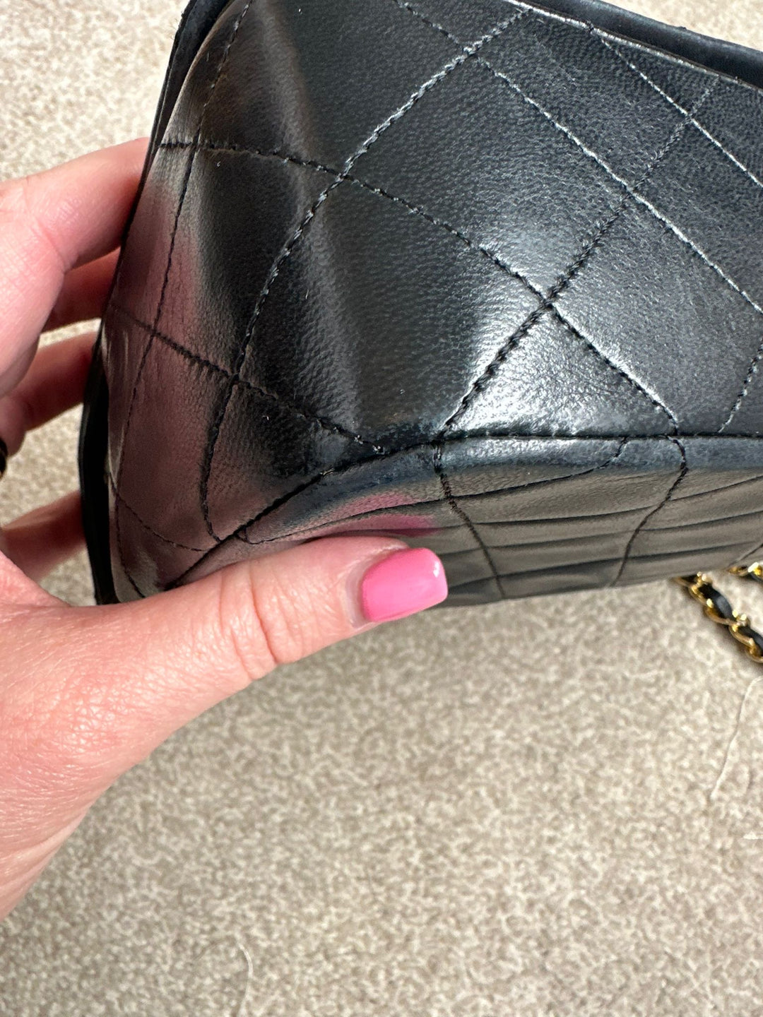 CHANEL series 1 Black Lambskin 24k GHW Full Flap Bag