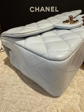 Load image into Gallery viewer, CHANEL 25S collection 2025 Light Blue Lambskin LGHW Mini rectangular flap bag

