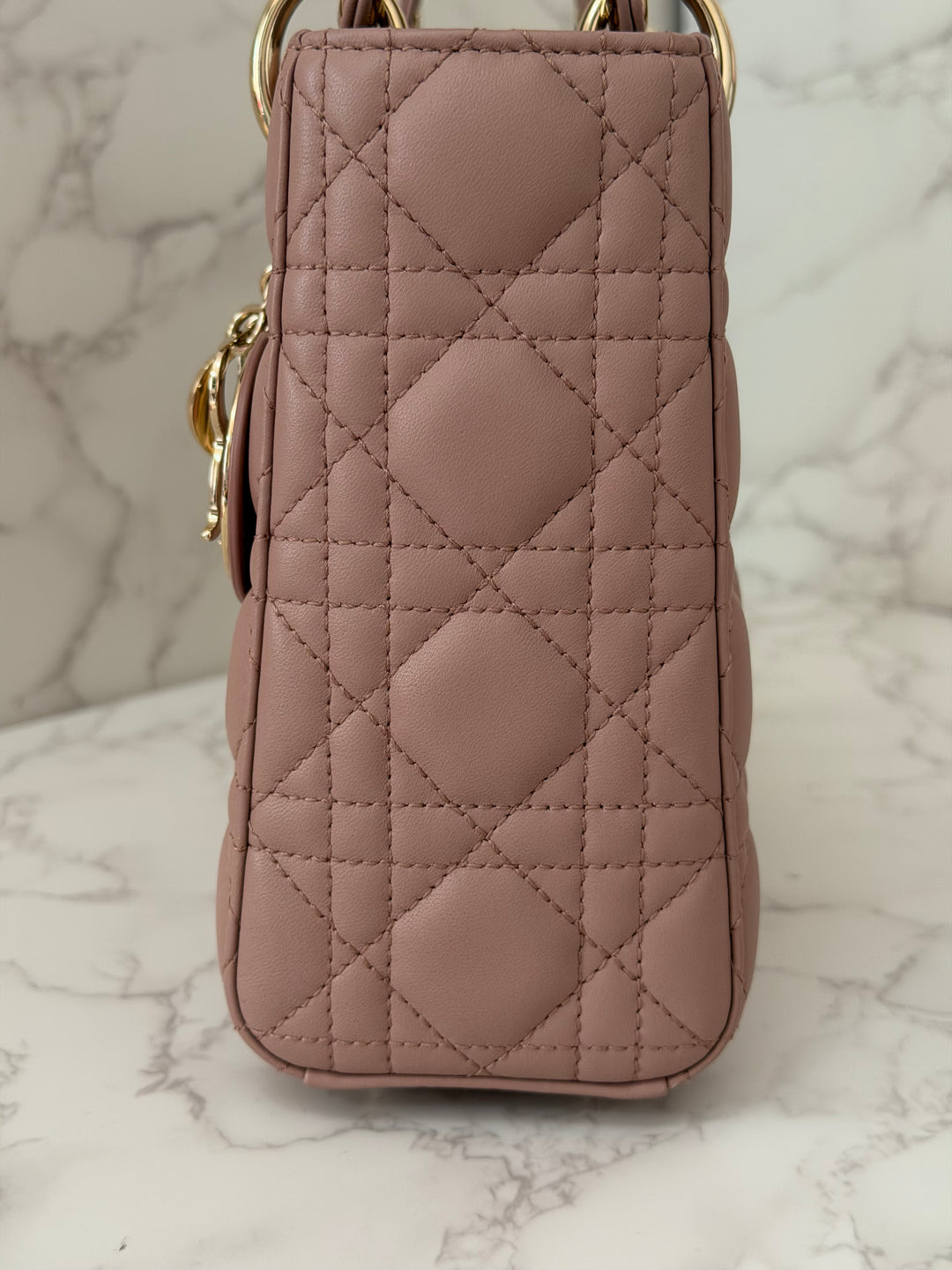 DIOR Lady Dior In Blush Lambskin LGHW size SMALL 2020
