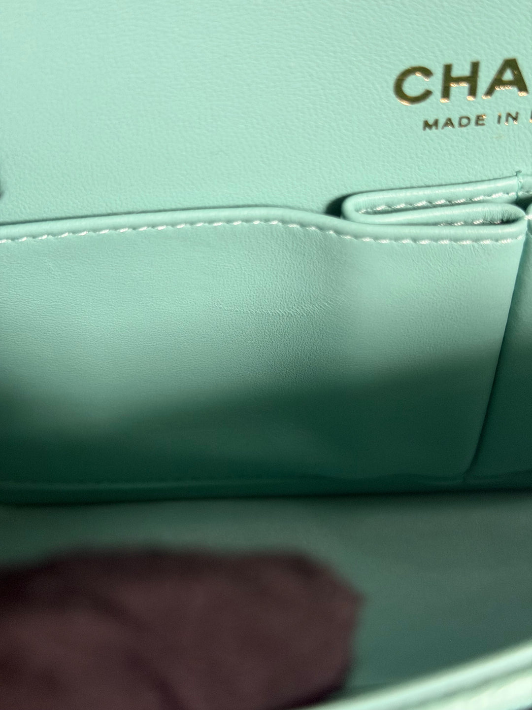 CHANEL 21S series 31 Tiffany Green/Blue Caviar LGHW Small Timeless Classic Double Flap Bag 2021 super rare