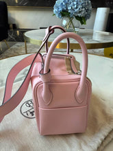 Load image into Gallery viewer, Hermes Mini Lindy Rose Sakura Swift Leather PHW Stamp W 2024
