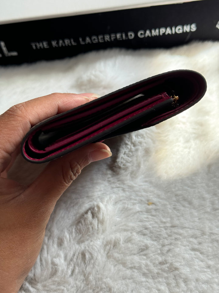 Louis Vuitton Victorine Wallet in Fuchsia Momogram Canvas