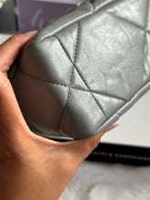 Load image into Gallery viewer, Chanel 19 size Small series 29 2020 Cruise Collection 20C Grey Lambskin Mixed HW Flap Bag
