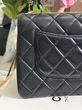 Load image into Gallery viewer, Chanel series 30 2021 Black Lambskin LGHW Trendy CC flap bag with non detachable strap (new model) size Small
