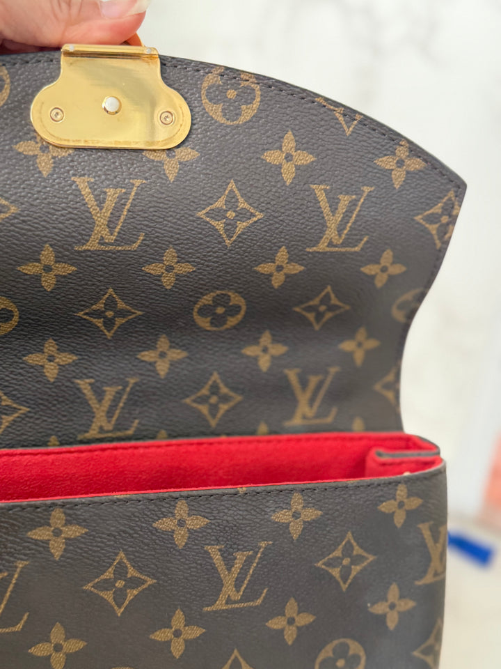 LOUIS VUITTON LV Saint St Placide In Monogram Canvas/Cherry Red