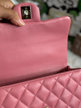 Load image into Gallery viewer, Chanel Pink Lambskin (2022) LGHW Mini Rectangular Flap Bag with Top Handle
