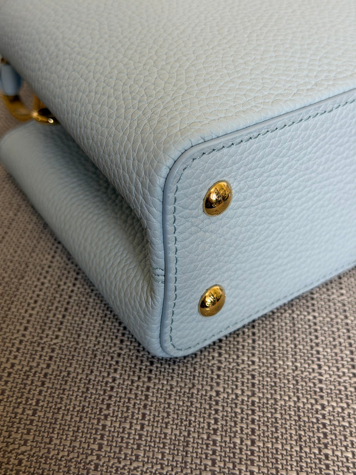 LOUIS VUITTON LV Capucines BB Light Blue 2025