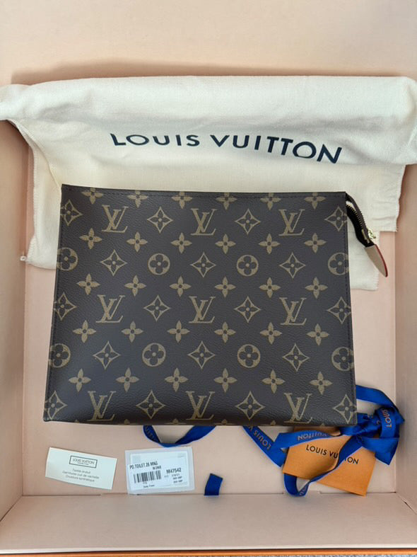 Louis Vuitton LV Toiletry 26 Pouch with Canvas Monogram