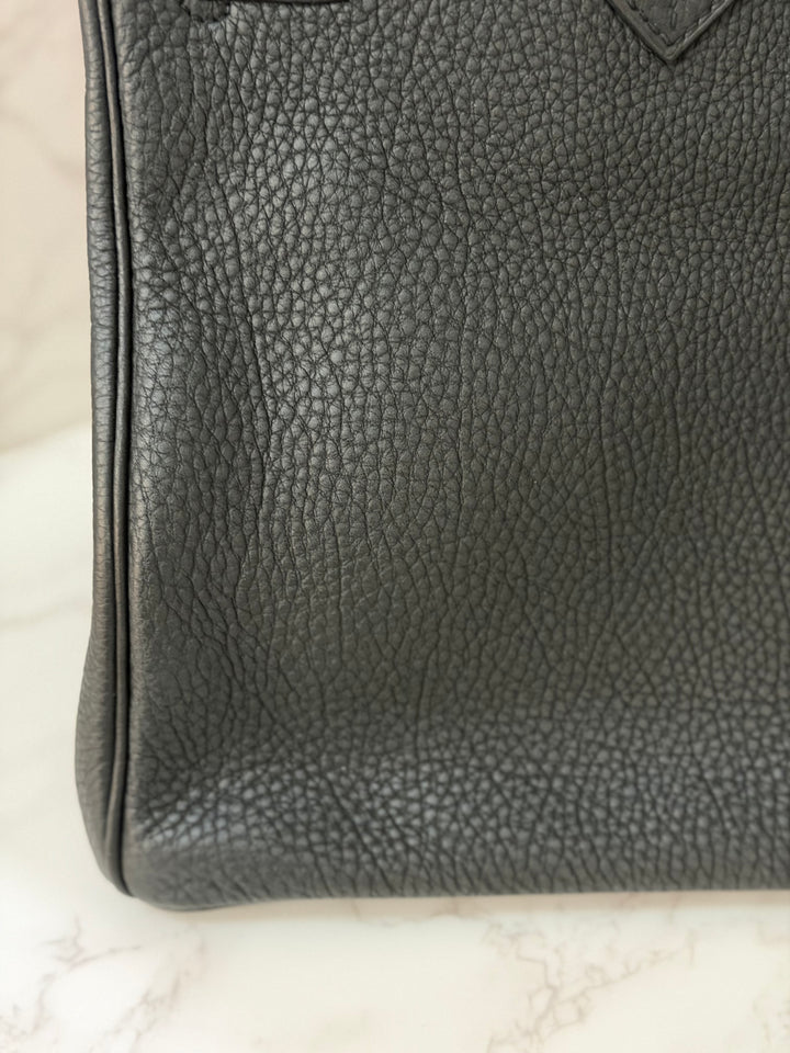 Hermes Birkin 35 Noir Black Togo Leather GHW Stamp T 2015
