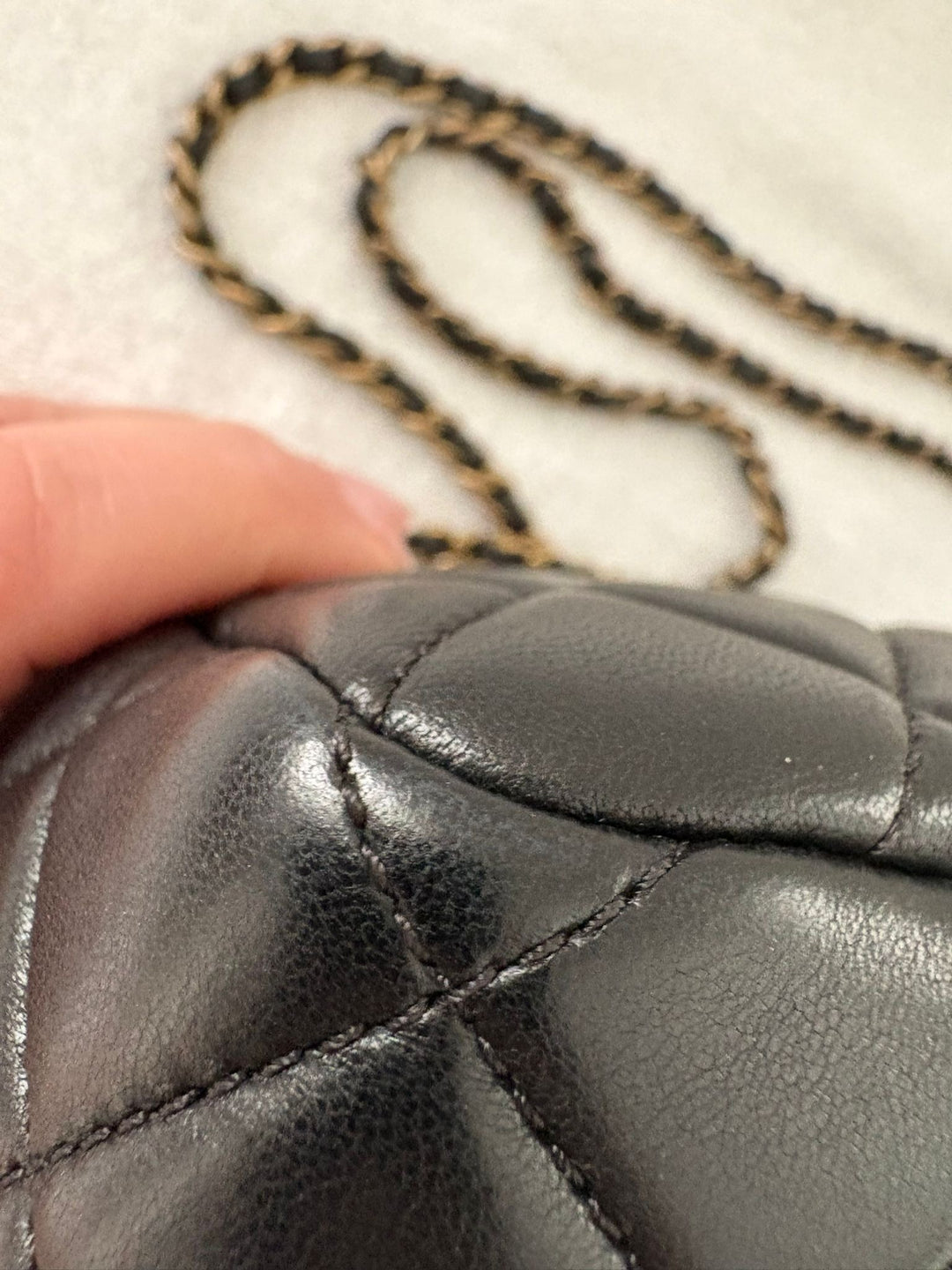 CHANEL series 20 Black Lambskin Anyique GHW Mini Flap Bag Seasonal Minaudières 2014 Limited Runway “meat package” collection