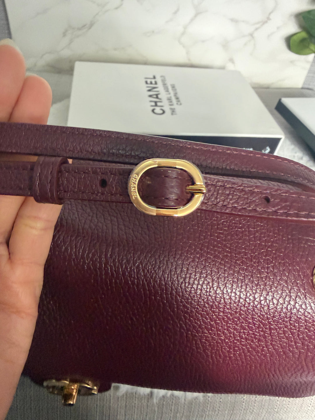 WA/Email to purchase only- CHANEL Burgundy Caviar LGHW 26S collection Matthieu Blazy Maxi 32 cms Flap Bag 2026