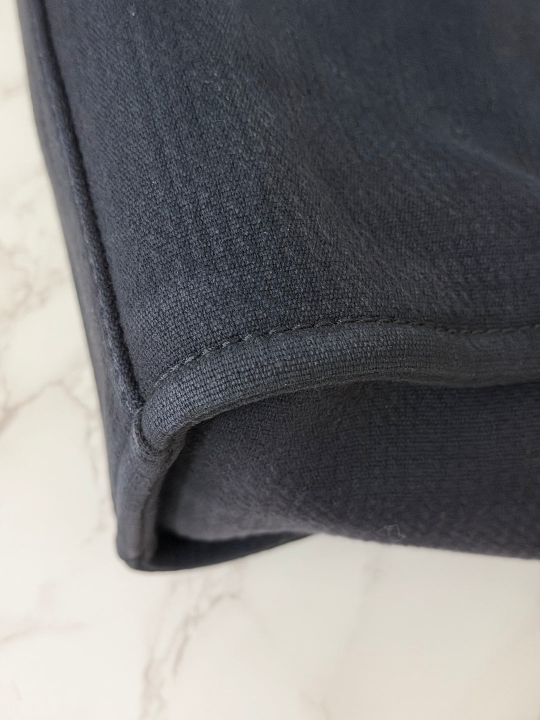 CHANEL 22B 2022 Black Tweed Deauville Tote size Small with Top Handle LGHW and Detachable Pouch