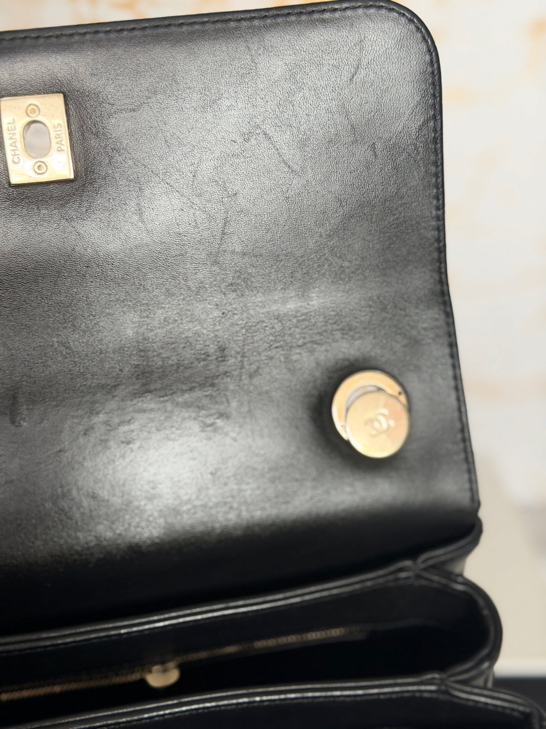 CHANEL Black Lambskin LGHW Trendy CC Flap Bag size SMALL with Non detachable Shoulder strap 2023
