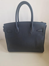 Load image into Gallery viewer, HERMES Noir/Black Togo Leather RGHW Birkin 30 Stamp D 2019
